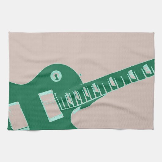 エレキギター キッチンタオル (横)