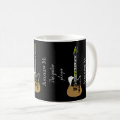 エレキギター コーヒーマグカップ (正面右)