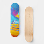 エレキギター スケートボード (正面)