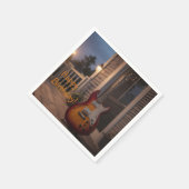 エレキギター スタンダードカクテルナプキン (角)