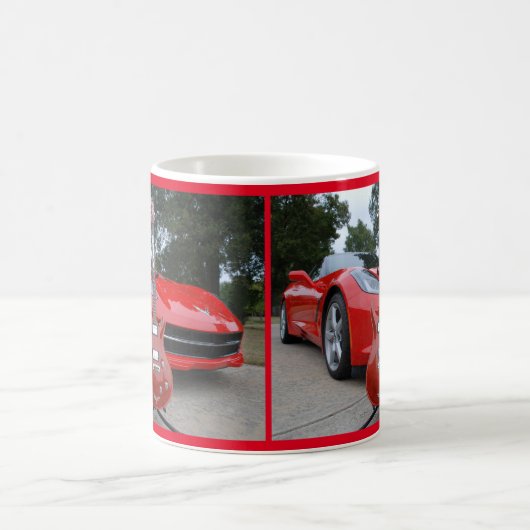 エレキギター&スポーツカーコーヒーマグ コーヒーマグカップ (中央)