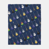 エレキギター フリースブランケット (正面)