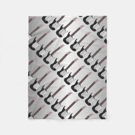 エレキギター フリースブランケット (正面)