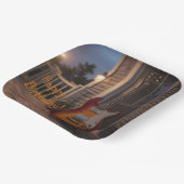 エレキギター ペーパープレート (傾斜あり)