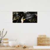 エレキギター ポスター (キッチン)