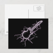 エレキギター ポストカード (正面/裏面)