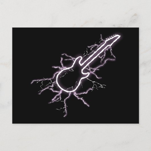 エレキギター ポストカード (正面)