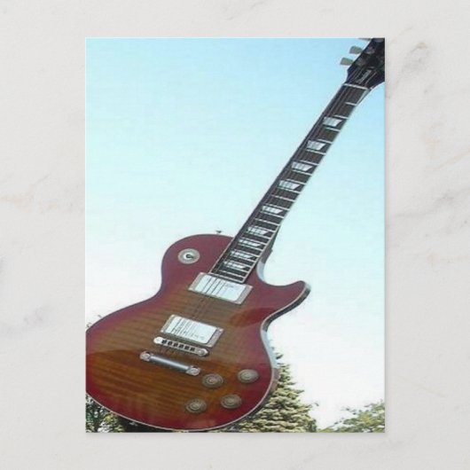 エレキギター ポストカード (正面)