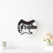 エレキギター ラウンド壁時計 (ホーム)