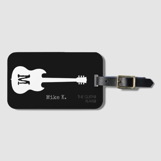 エレキギター ラゲッジタグ (正面横)