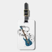 エレキギター ラゲッジタグ (正面縦)