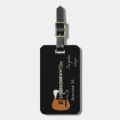 エレキギター ラゲッジタグ (正面縦)