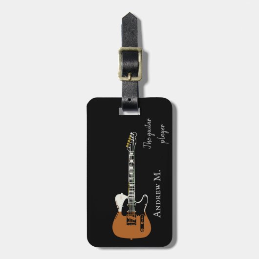 エレキギター ラゲッジタグ (正面縦)