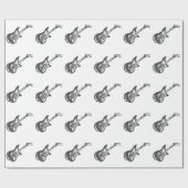 エレキギター ラッピングペーパー (フラット)