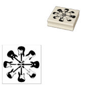 エレキギター ラバースタンプ (押印)