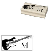 エレキギター ラバースタンプ (押印)