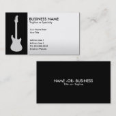 エレキギター 名刺 (正面/裏面)