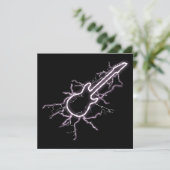 エレキギター 招待状 (スタンド正面)