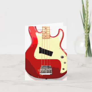 エレキギター（赤） カード