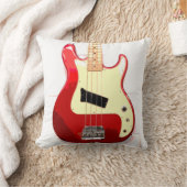 エレキギター(赤) クッション (ブランケット)