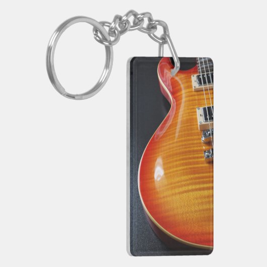 エレキギターKeychain キーホルダー (正面左)