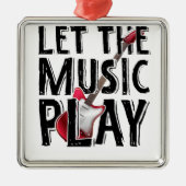 エレキギ遊ターで メタルオーナメント (正面)