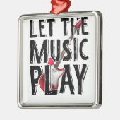 エレキギ遊ターで メタルオーナメント (左)