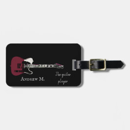 エレキパーソナライズされたタリスト旅行 ラゲッジタグ