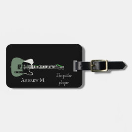 エレキパーソナライズされたタリスト旅行 ラゲッジタグ