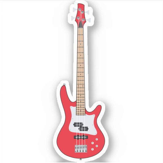 エレキベース・ギター！ シール (正面)