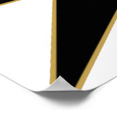 エレキホワイトギターポスター ポスター (角)