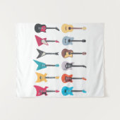 エレキロックギター タペストリー (正面(横))