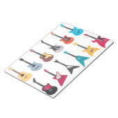 エレキロックギター ノートパッド (アングル)