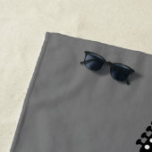 エレキロックミュージックギター名前をカスタムするビーチタオル ビーチタオル (インサイチュ)