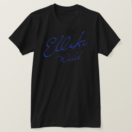 エレキワールドプレシシグ Tシャツ (デザイン正面)