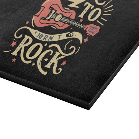 エレキ生まれタのギターをロックする カッティングボード (角)