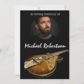 エレキ・ギター・お祝い・オブ・ライフ  招待状 (正面)