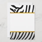 エレクエレガントティギター結婚式招待状 招待状 (裏面)