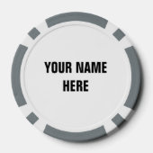 エレクカスタムティギターロゴ付きトランプのポーカーチップゴルフ ポーカーチップ (裏面)