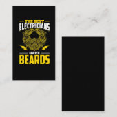 エレクトリおもしろいック·マン·ヒゲ·ユーモア 名刺 (正面/裏面)