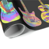 エレクトリックアコースティックカラフルギターズ ラッピングペーパー (ロールコーナー)