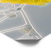 エレクトリックアートデイジーブーケ ポスター (角)