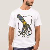 エレクトリックイカ – メンズ Tシャツ (正面)