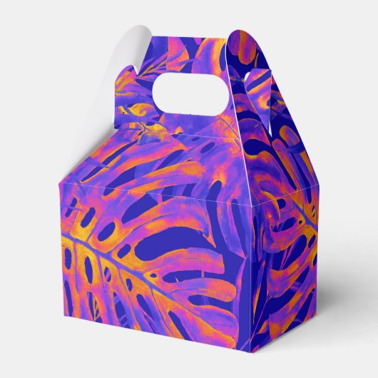 エレクトリックオレンジブルートロピカルパーム葉パームズスウィート16 フェイバーボックス (裏面サイド)