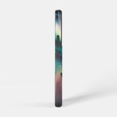 エレクトリックオーロラバラノーザンライツゴシックフラワー SAMSUNG GALAXYケース (右側面)