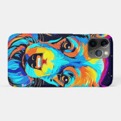 エレクトリックカラーポップキャナインアート  Case-Mate iPhoneケース (裏面(横))