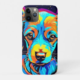 エレクトリックカラーポップキャナインアート iPhone 11 PROケース
