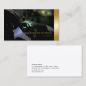 エレクトリックギタリストミュージシャン 名刺 (正面/裏面)