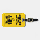 エレクトリックギターを攻撃 ラゲッジタグ (正面横)