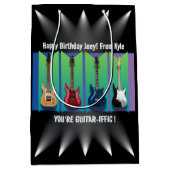 エレクトリックギターコレクションスポットライト抱き枕 ミディアムペーパーバッグ (正面)